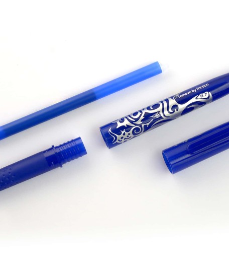 6 Refills w/ Plastic Cases for Pilot FriXion 0.7mm Erasable Roller ball pen L 