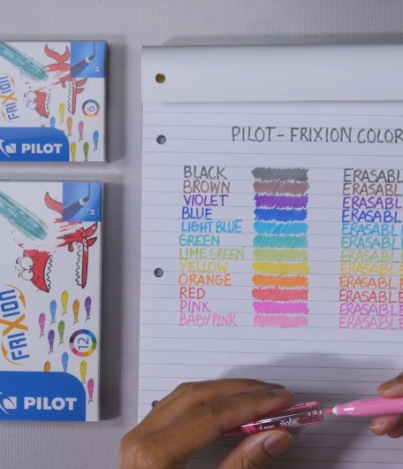 Pilot Frixion Colours Felt Tip - Heat Eraseable Pen