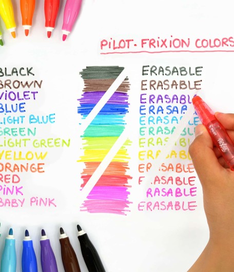 Pilot FriXion Fineliner Erasable Pen - 12 Color Set