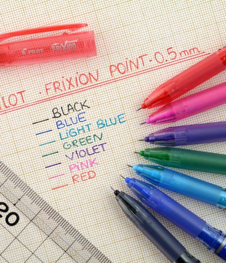 Pilot FriXion Clicker - 0.5mm  Frixion pens, Erasable gel pens, Frixion  erasable pens