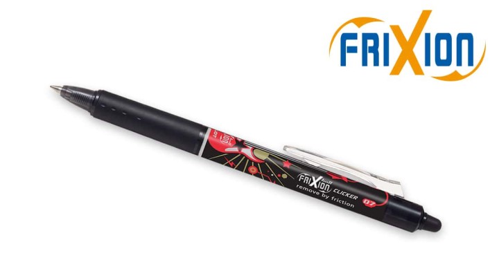 Pilot FriXion Ball 07 Mika Erasable Rollerball Pen - 6 Colours